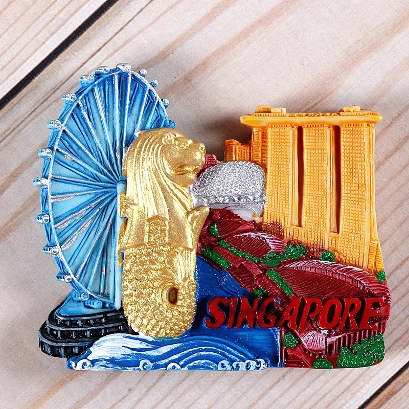 Cingapura Viajando Merlion Lem - Home Decor Malaysia avaliação e preço