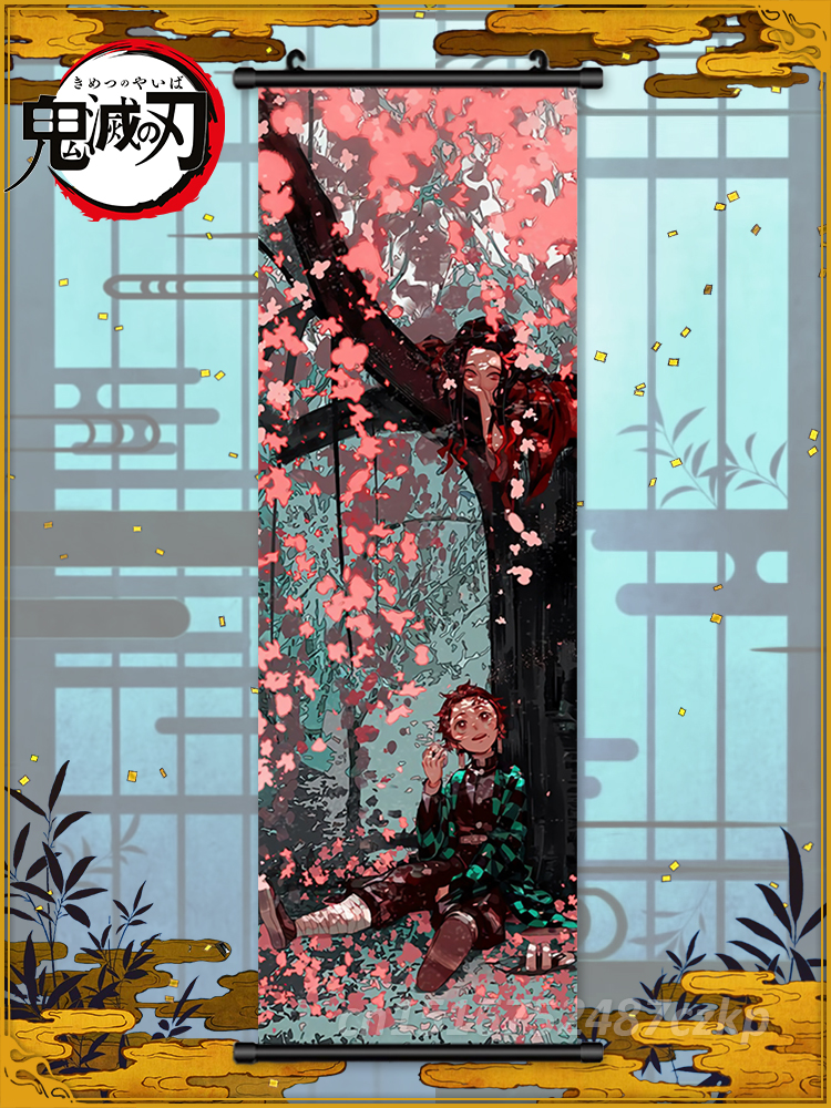 Demônio Slayer Canvas Wall Art - Home Decor Kochi avaliação e preço