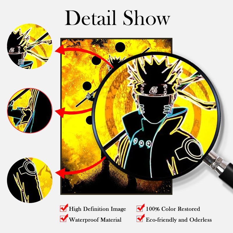 Demônio Slayer Canvas Wall Art - Home Decor Kochi avaliação e preço