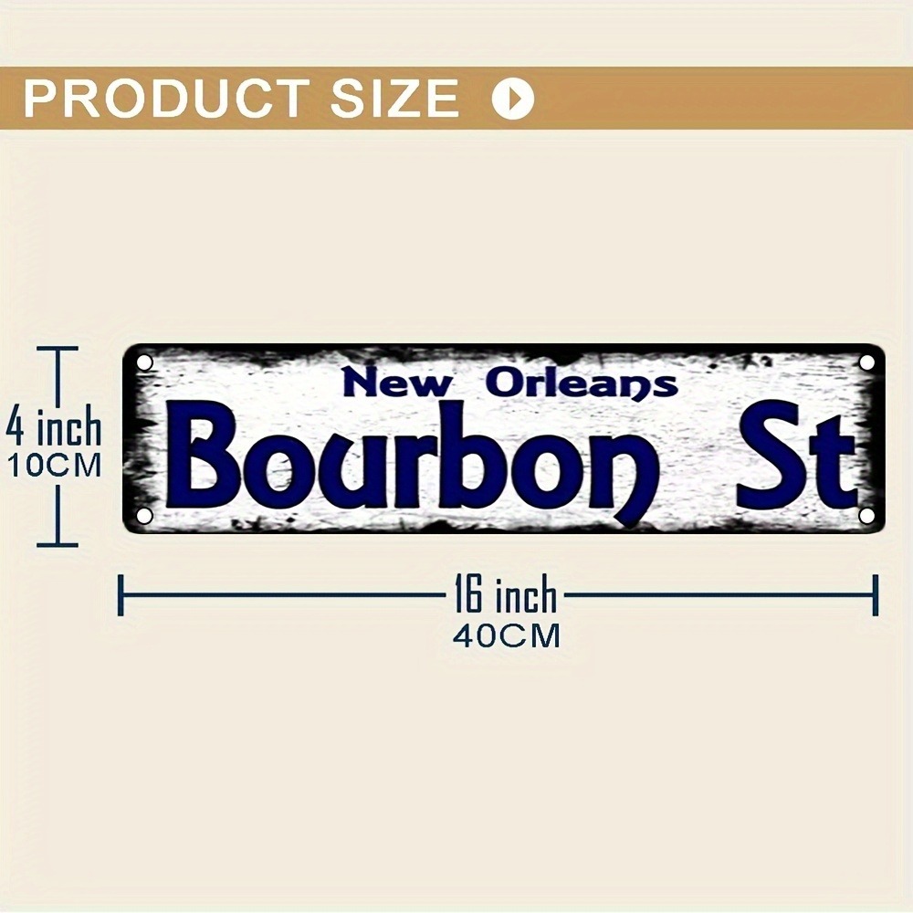 Placa de Metal Decorativa Pers - Home Decor New Orleans avaliação e preço