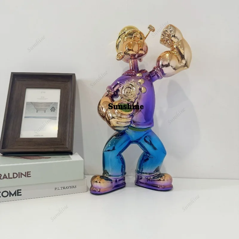 Escultura de Popeye Eletrogalv - Home Decor Modern Organic avaliação e preço