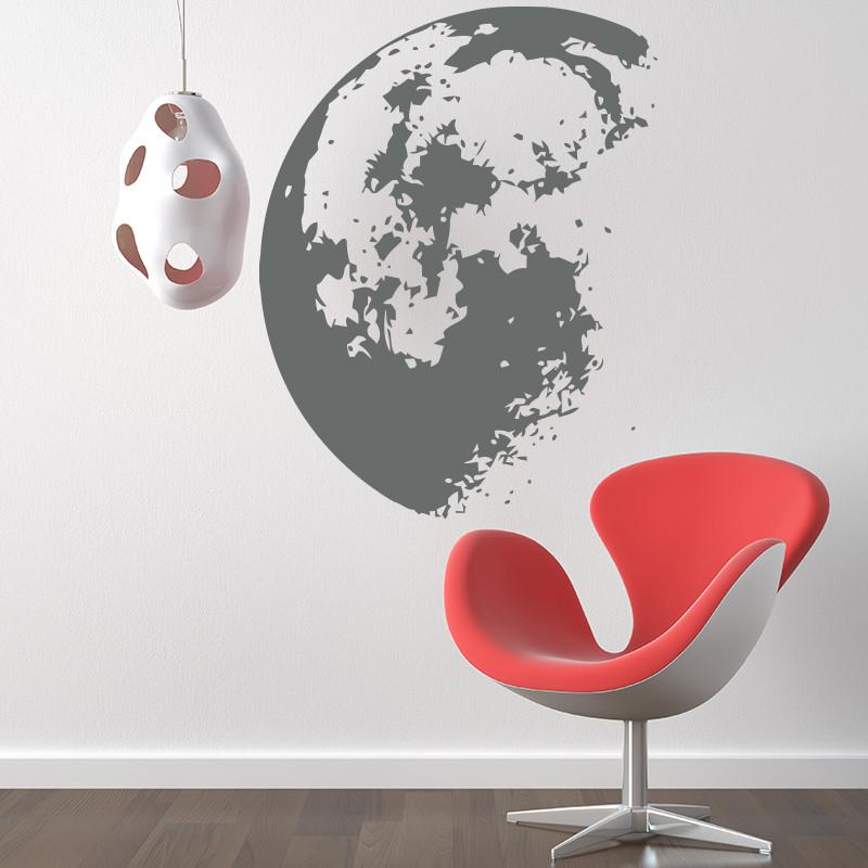 Espaço exterior lua adesivo de - Home Decor Y2K avaliação e preço