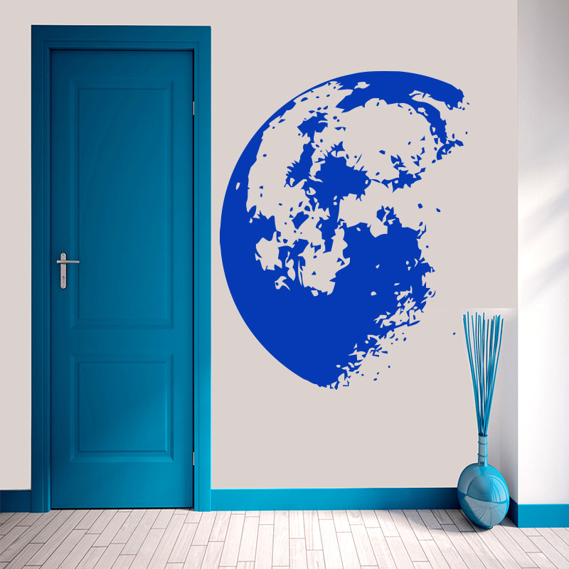Espaço exterior lua adesivo de - Home Decor Y2K avaliação e preço