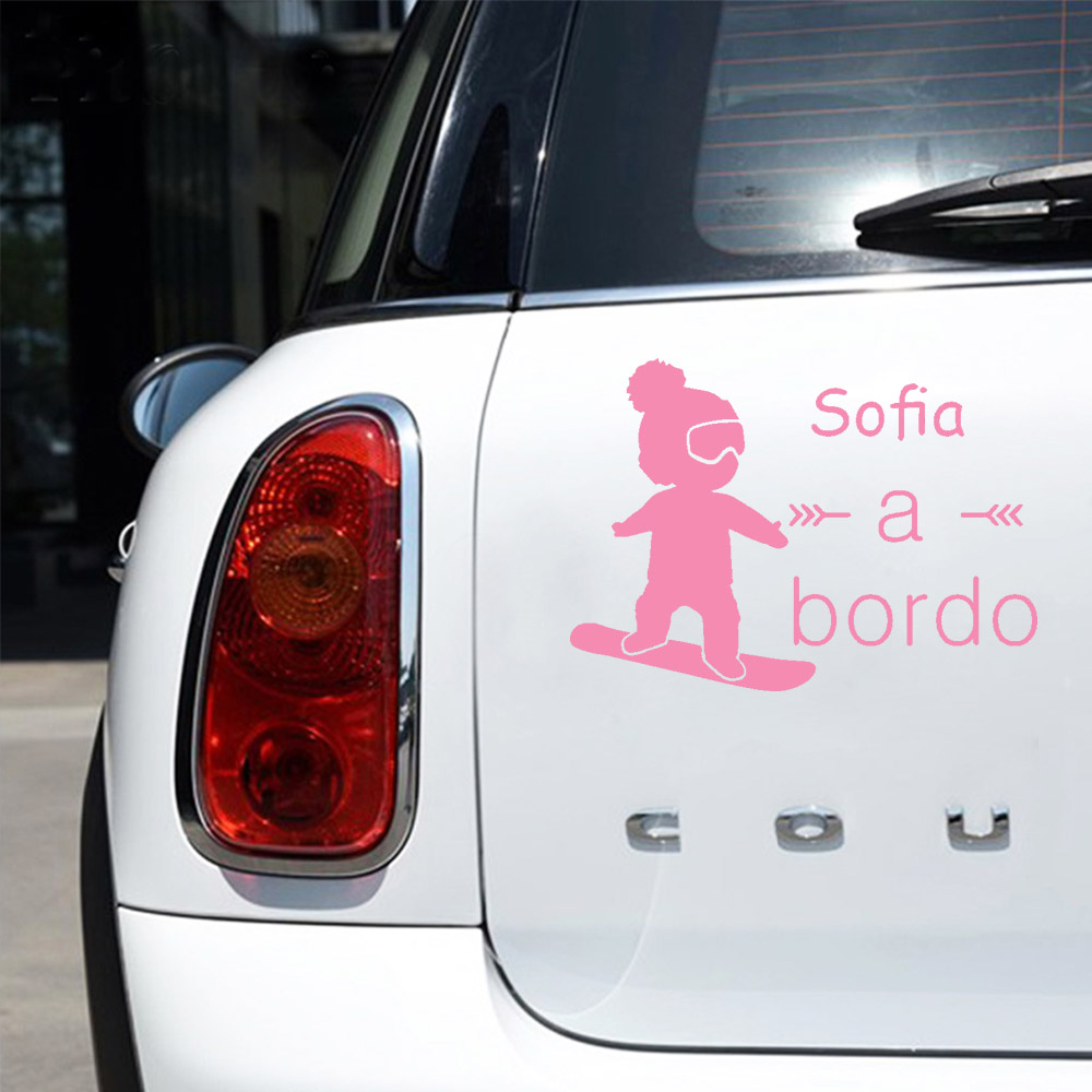 1pc vinil bebê a bordo colorid - Home Decor Sticker avaliação e preço