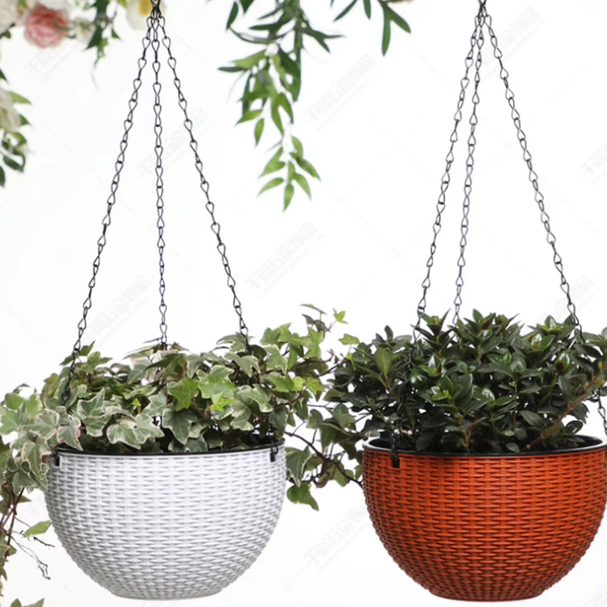40cm imitação rattan pendurado - Home Decor Rattan avaliação e preço