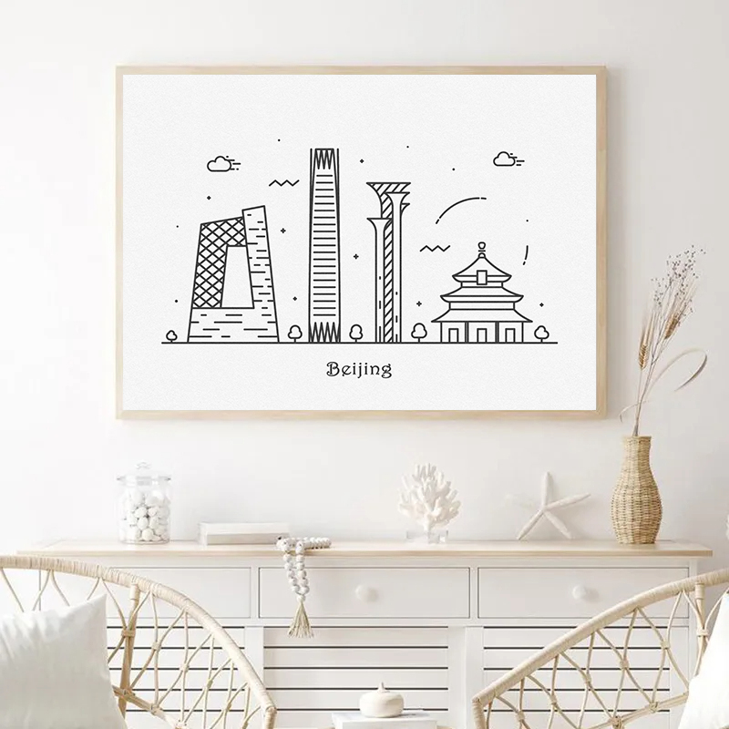 City Line Canvas Printing Wall - Home Decor New Orleans avaliação e preço