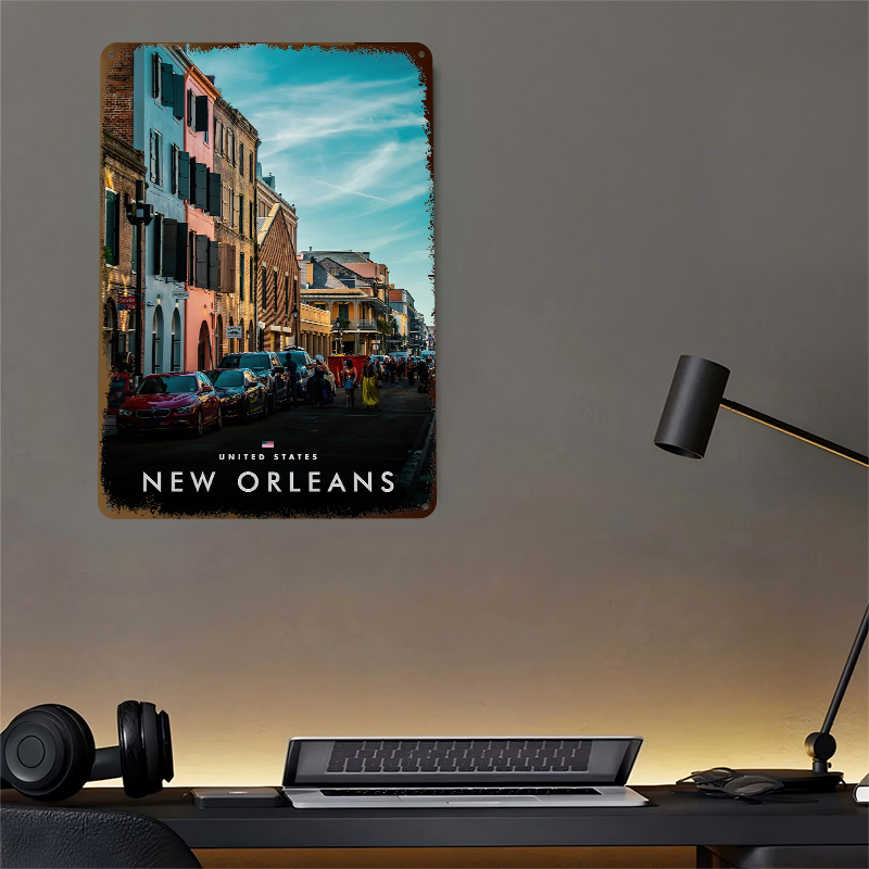 Pôster Impresso de Cena de Rua - Home Decor New Orleans avaliação e preço
