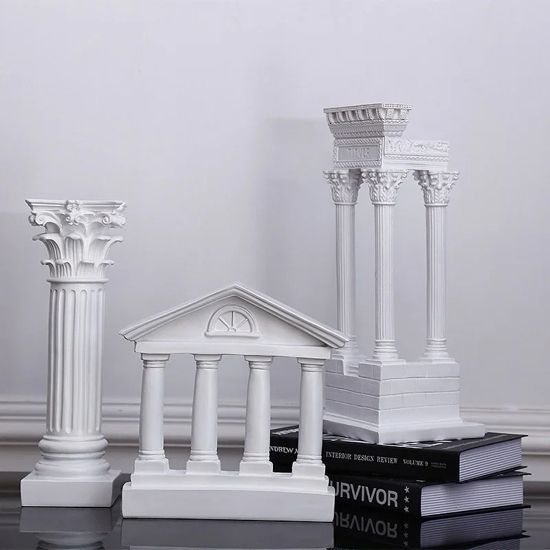 1pc modelo de arquitetura colu - Home Decor Modern Organic avaliação e preço