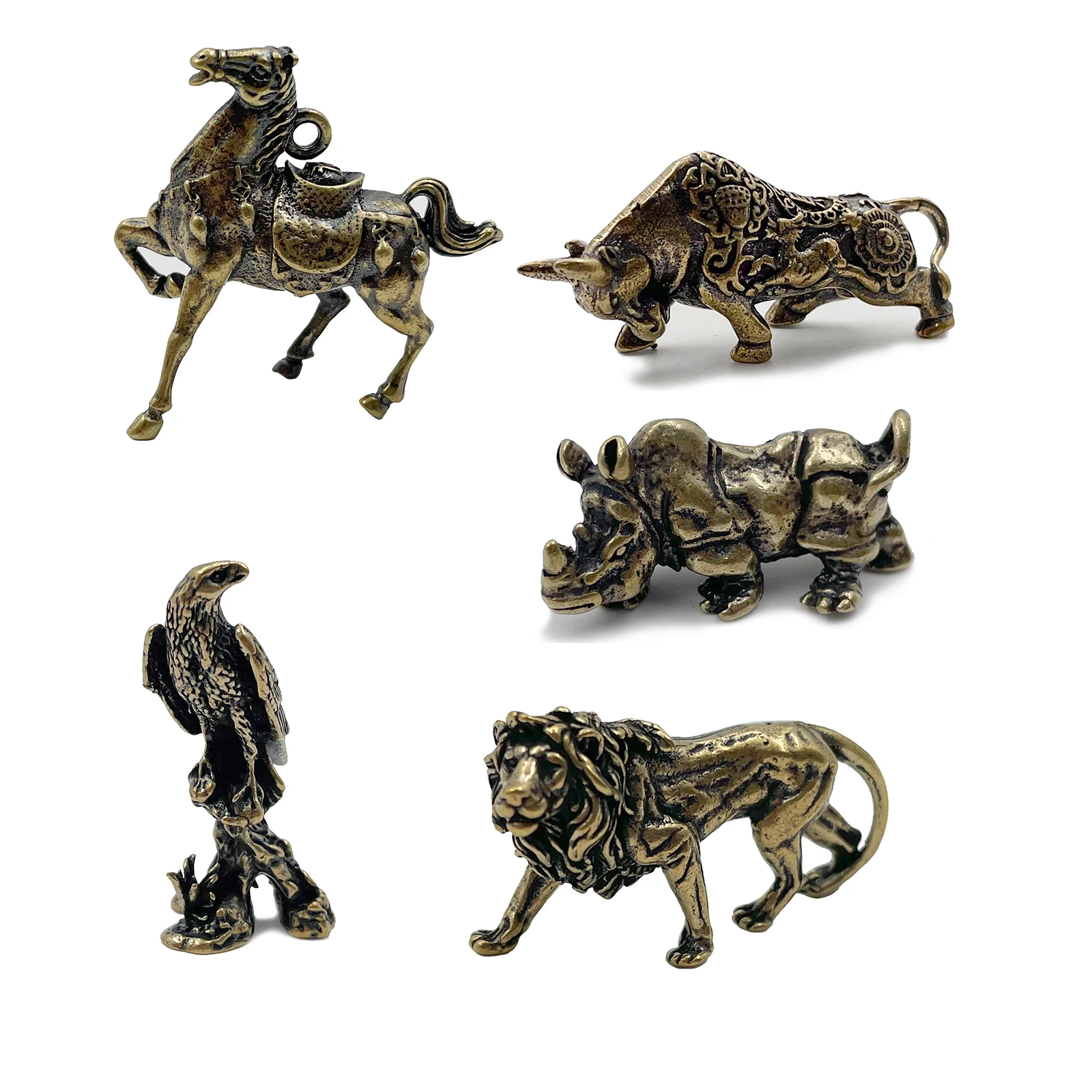 Animais de cobre do vintage ág - Home Decor Modern Organic avaliação e preço