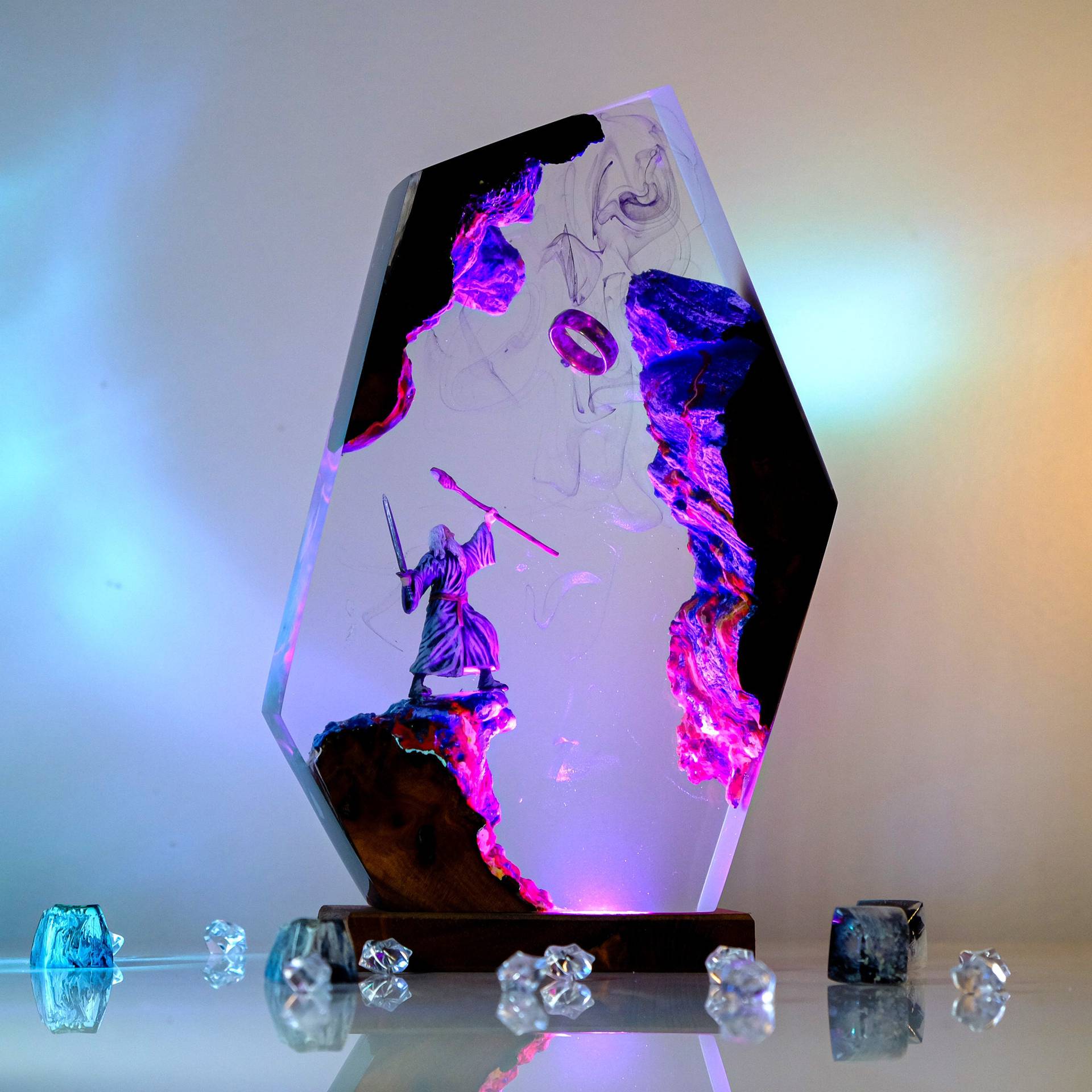 Luminária de Resina com Figura - Home Decor Ideas avaliação e preço