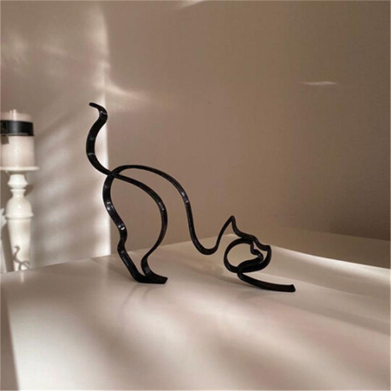 Cão arte escultura metal cão a - Home Decor Y2K avaliação e preço