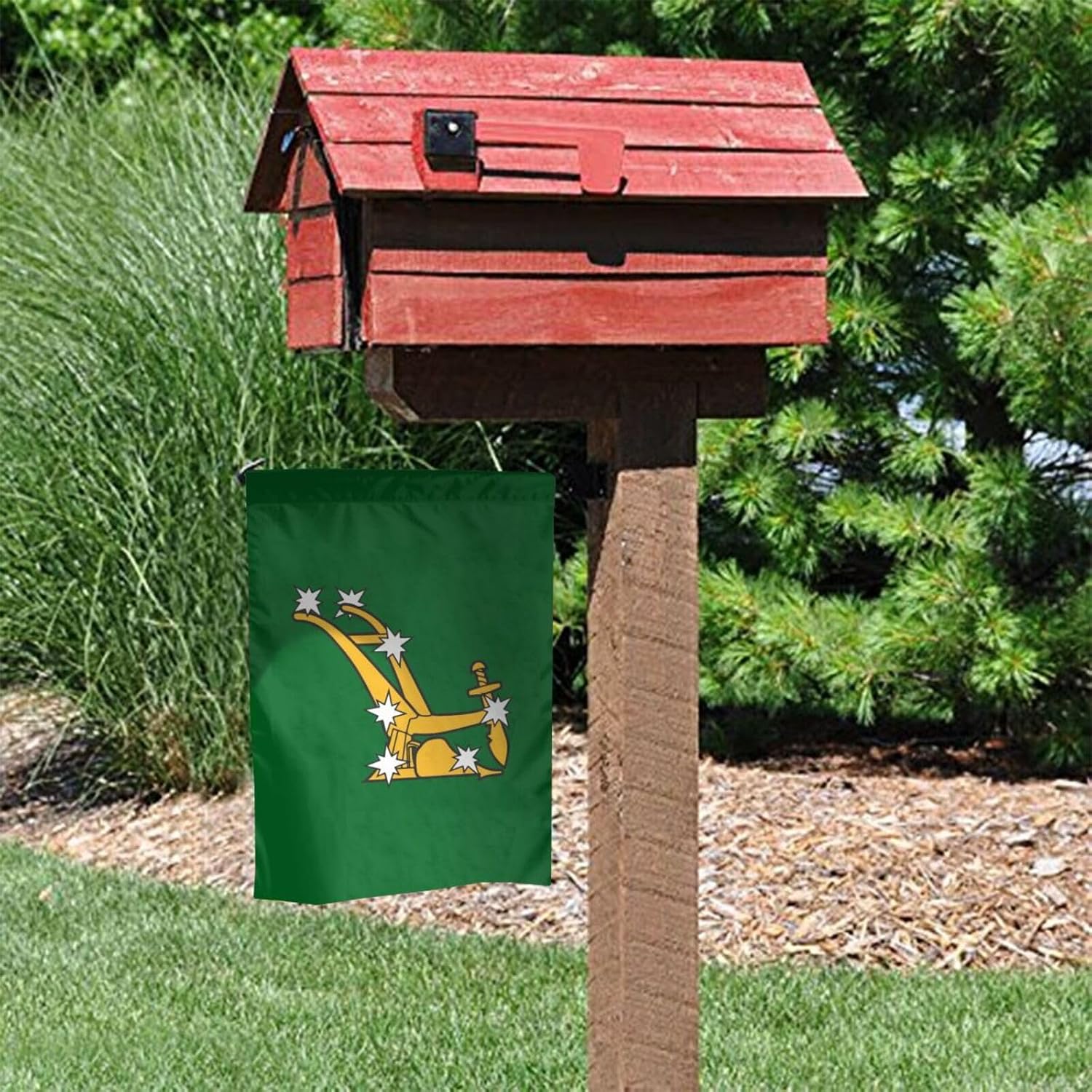 Bandeira de Jardim com Logo St - Home Decor Logo avaliação e preço