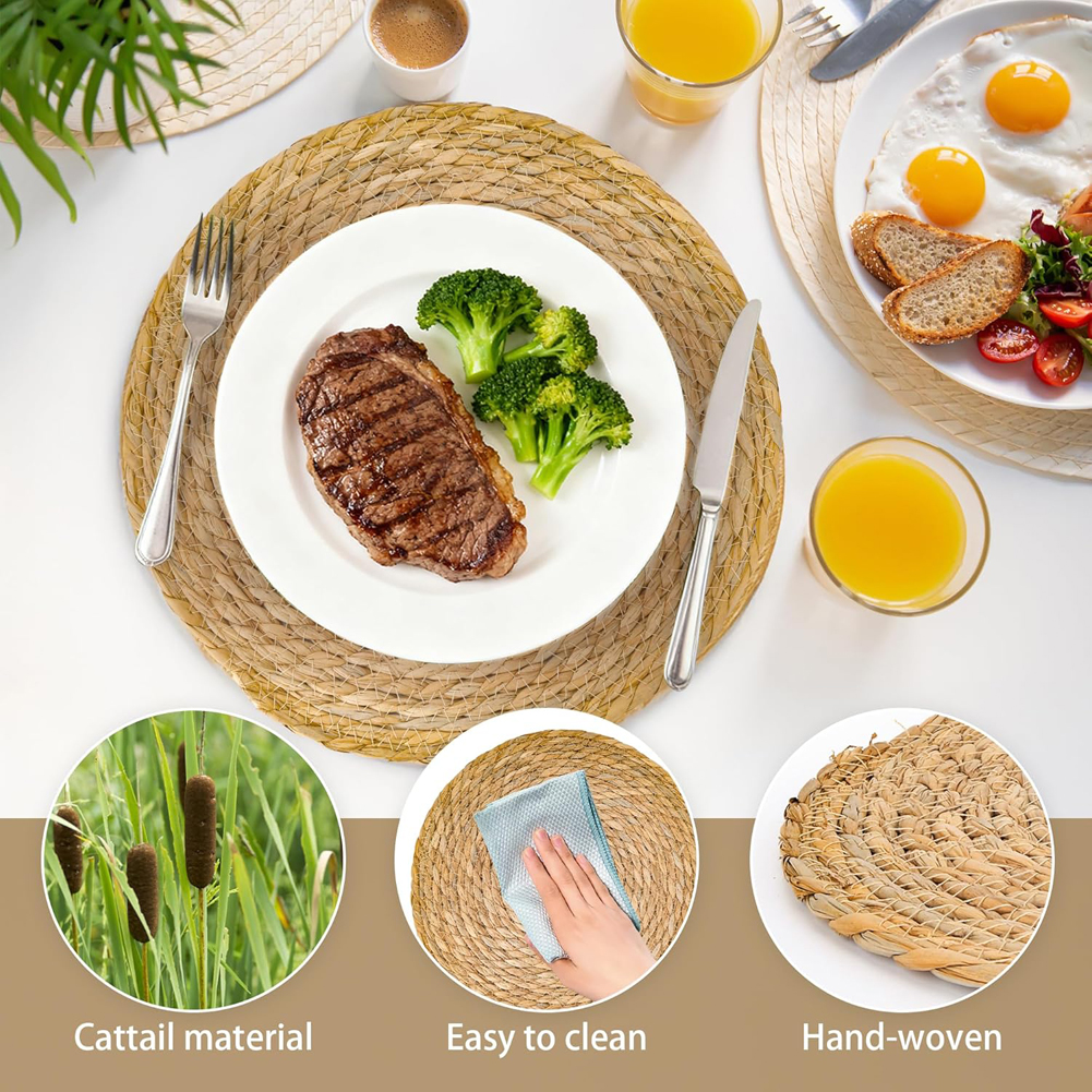 2/5 peças de tapetes de vime f - Home Decor Rattan avaliação e preço