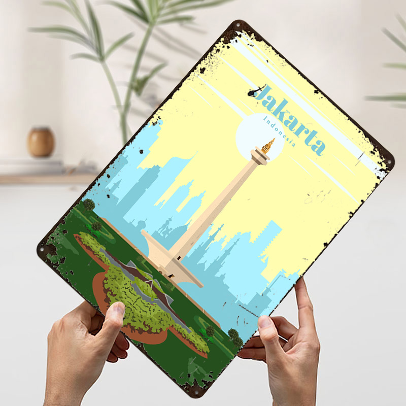 Pôster de Viagem a Jacarta, Ar - Home Decor Jakarta avaliação e preço