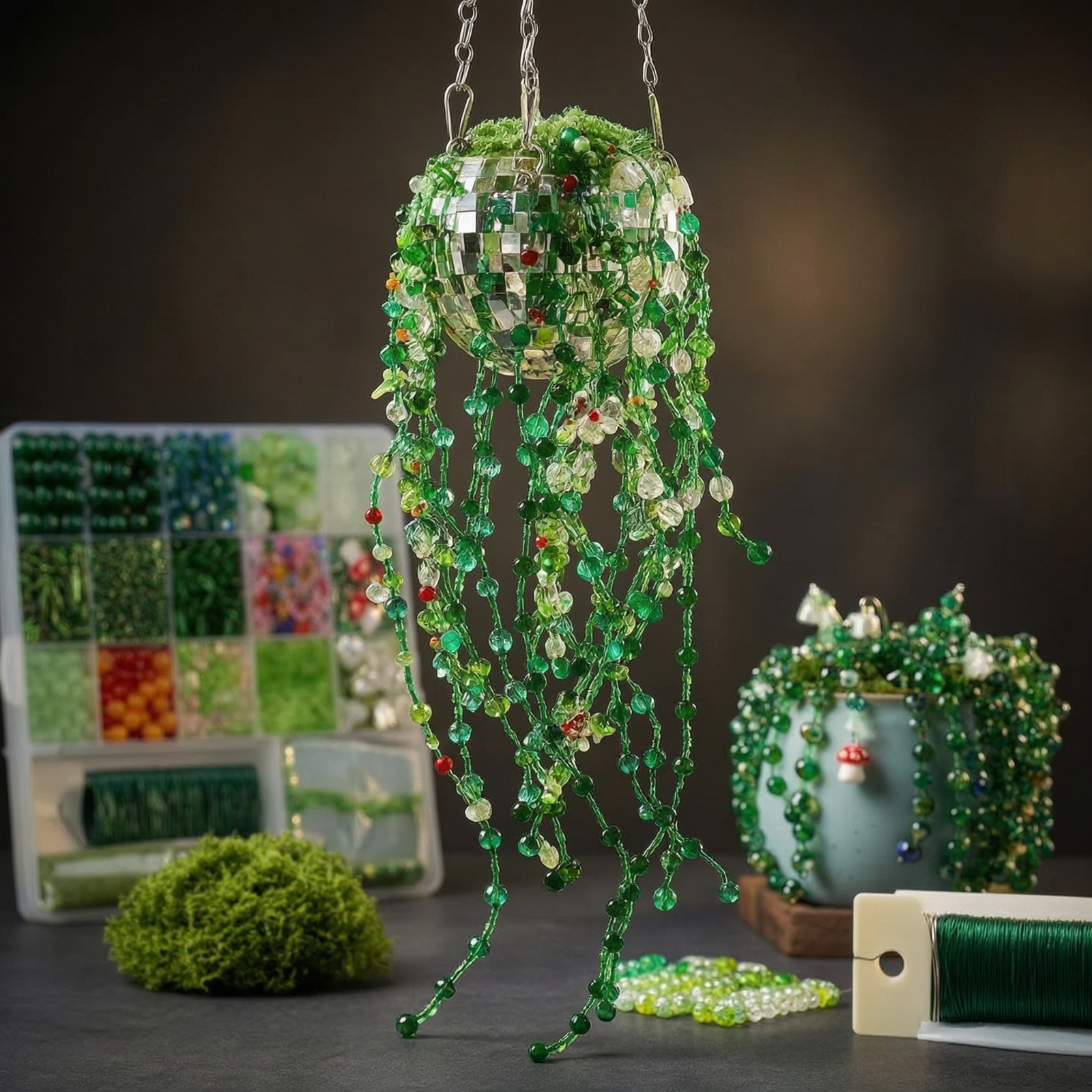 Kit de Plantas com Contas para - Home Decor Handmade avaliação e preço
