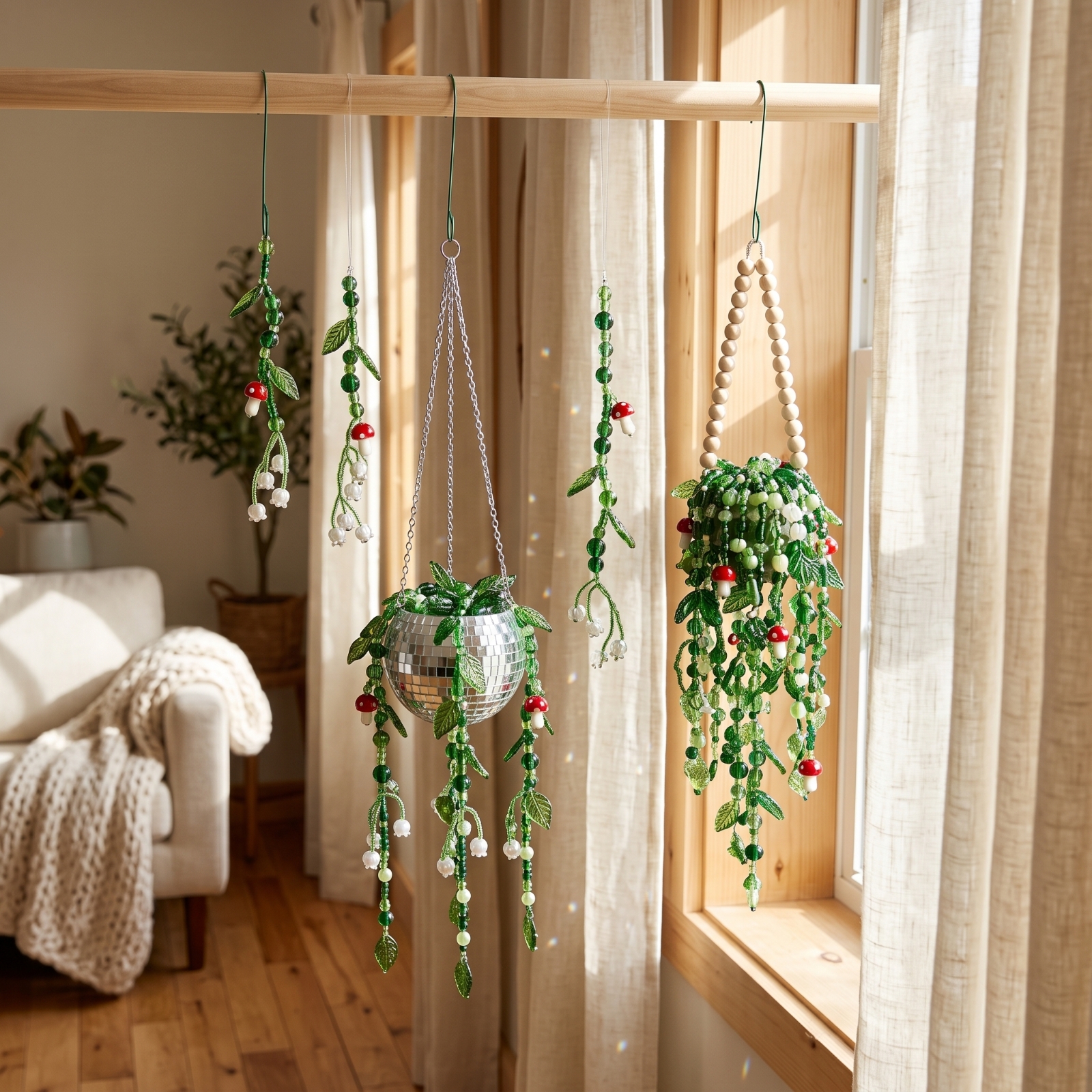 Kit de Plantas com Contas para - Home Decor Handmade avaliação e preço