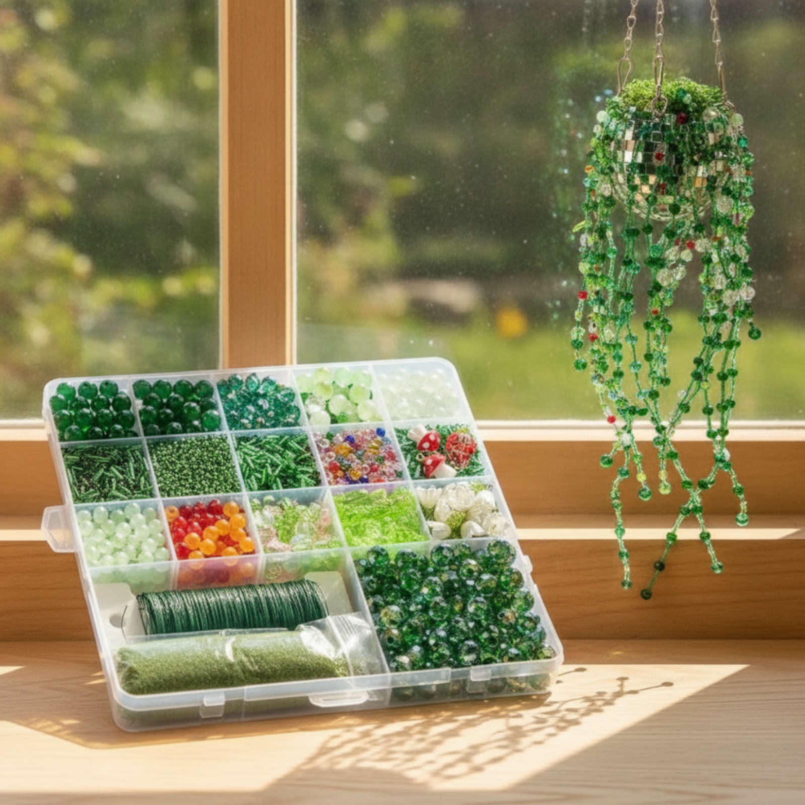 Kit de Plantas com Contas para - Home Decor Handmade avaliação e preço