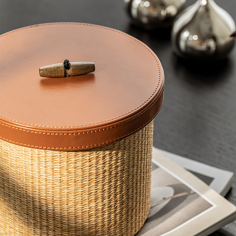 Caixa de armazenamento retrô d - Home Decor Rattan avaliação e preço