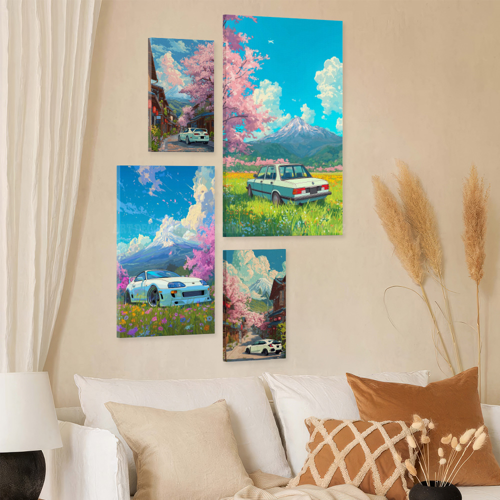 Pôster de Tela em Aquarela com - Home Decor Duck avaliação e preço