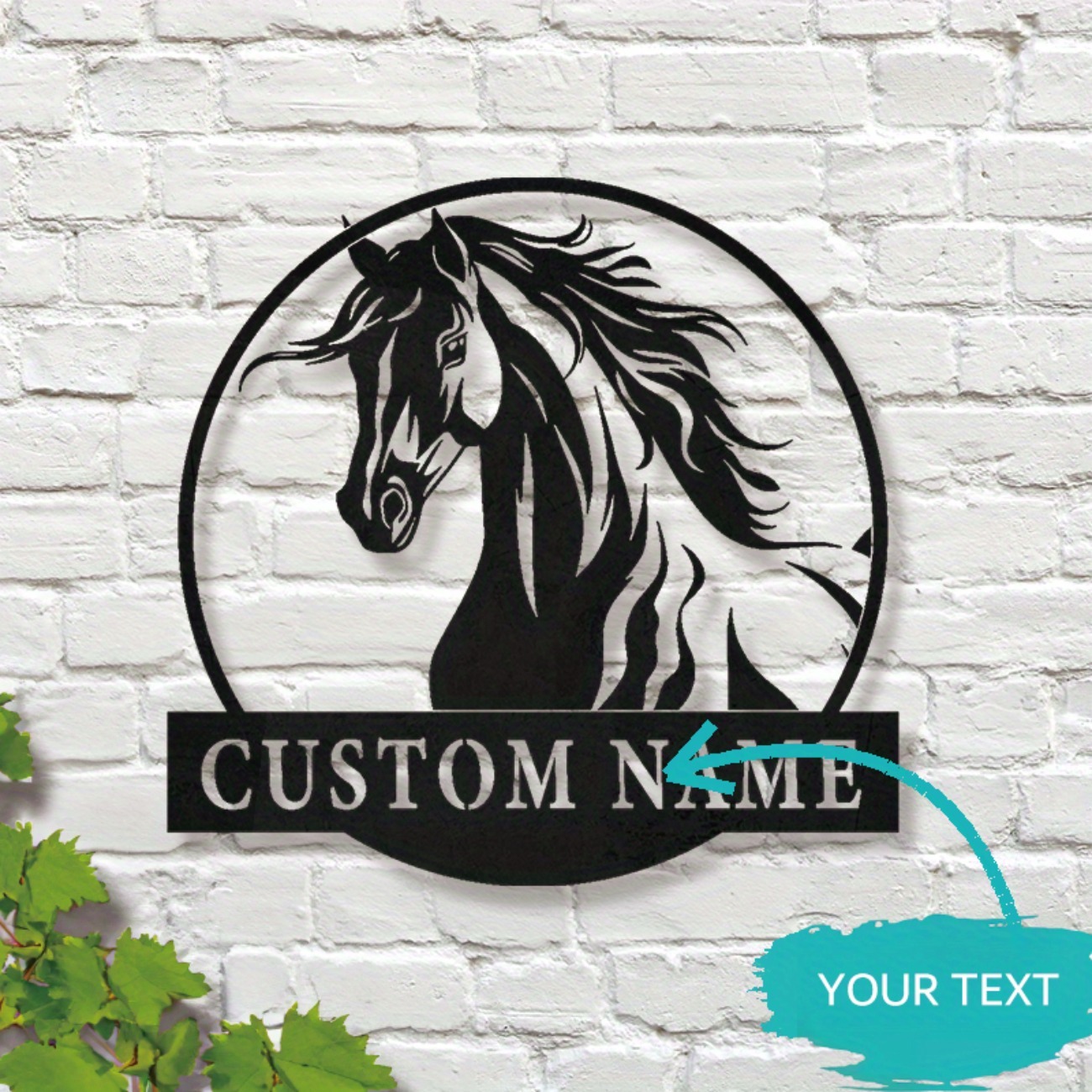 Arte de parede de cavalo de me - Home Decor Handmade avaliação e preço