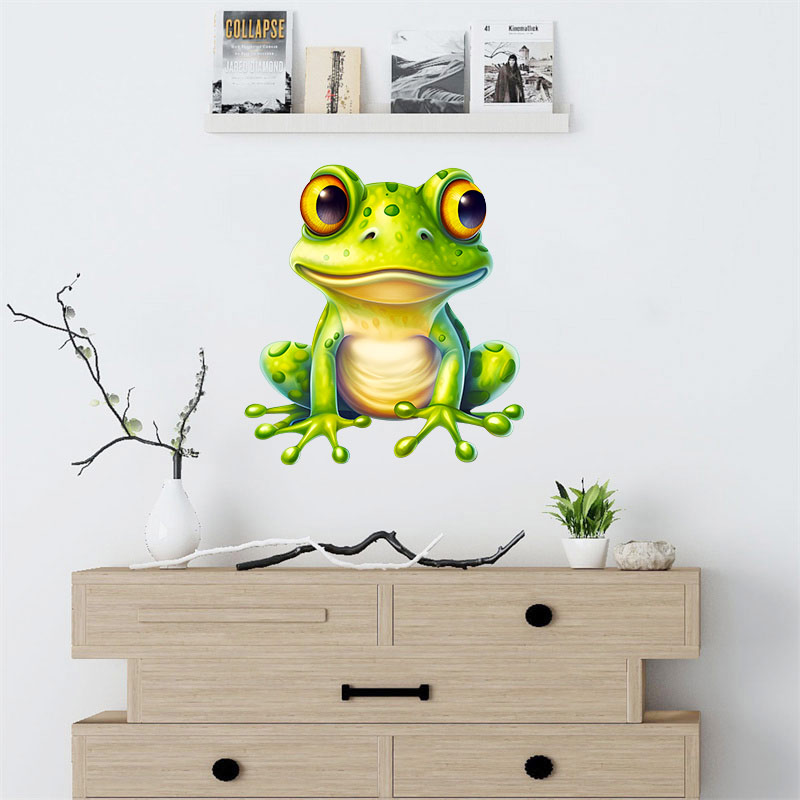 M728 adesivo de parede sapo ar - Home Decor Y2K avaliação e preço