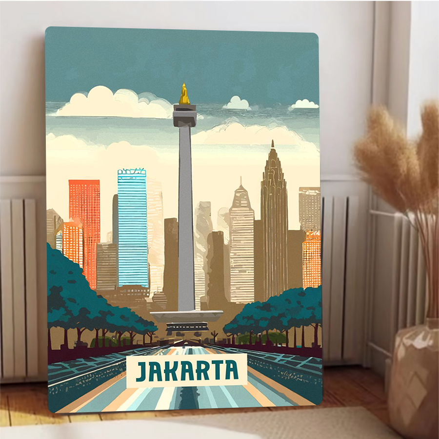 Jakarta Indonésia Landmark Sky - Home Decor Jakarta avaliação e preço