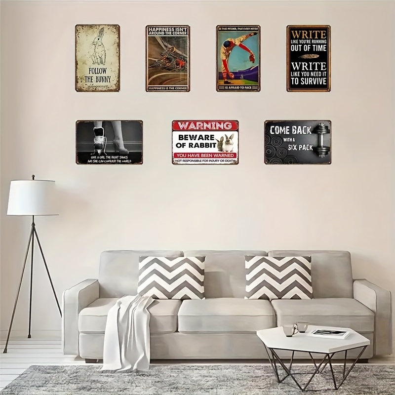 Placa de Metal Personalizada - - Home Decor Logo avaliação e preço