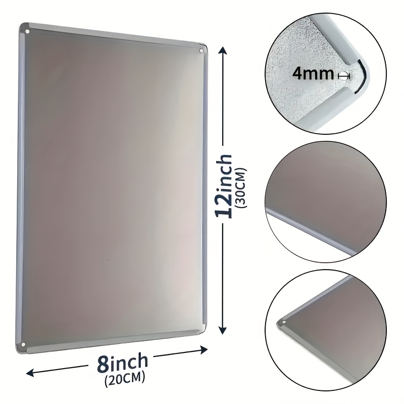 Placa de Metal Personalizada - - Home Decor Logo avaliação e preço
