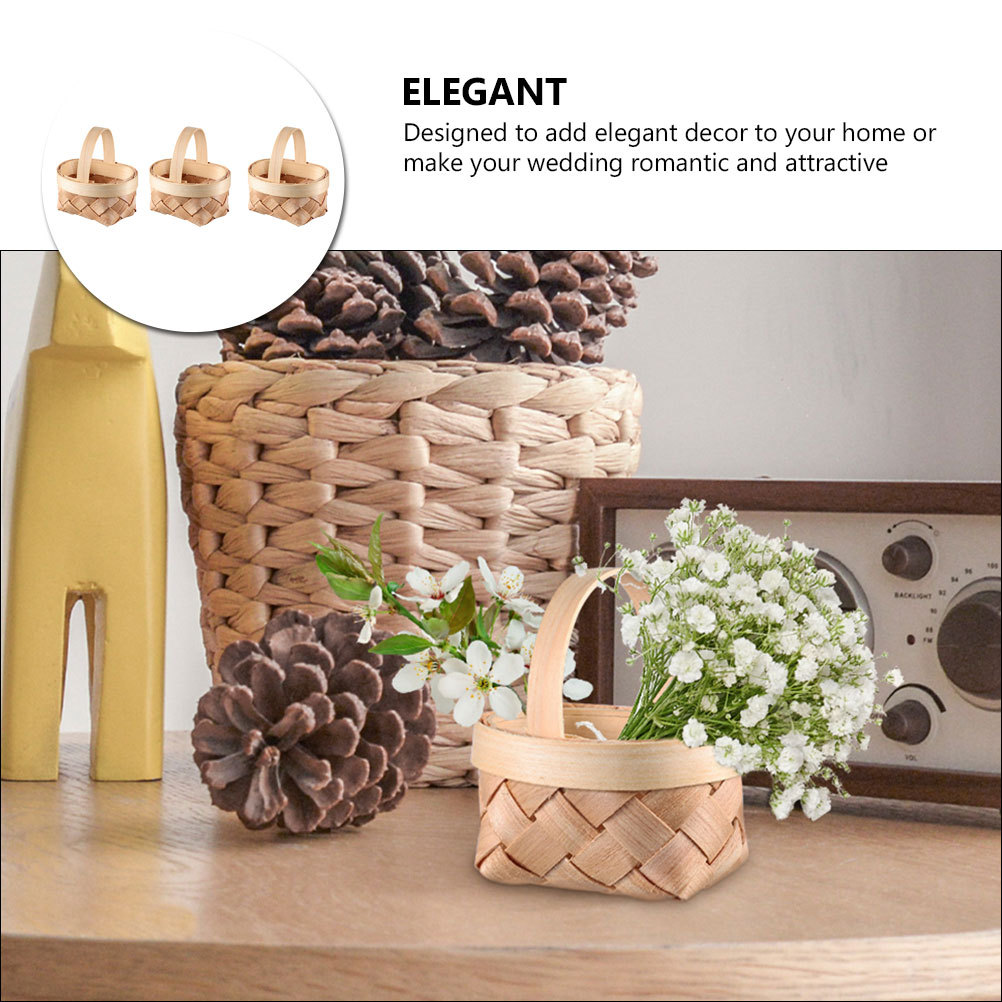 Cestas de Armazenamento Mini d - Home Decor Rattan avaliação e preço