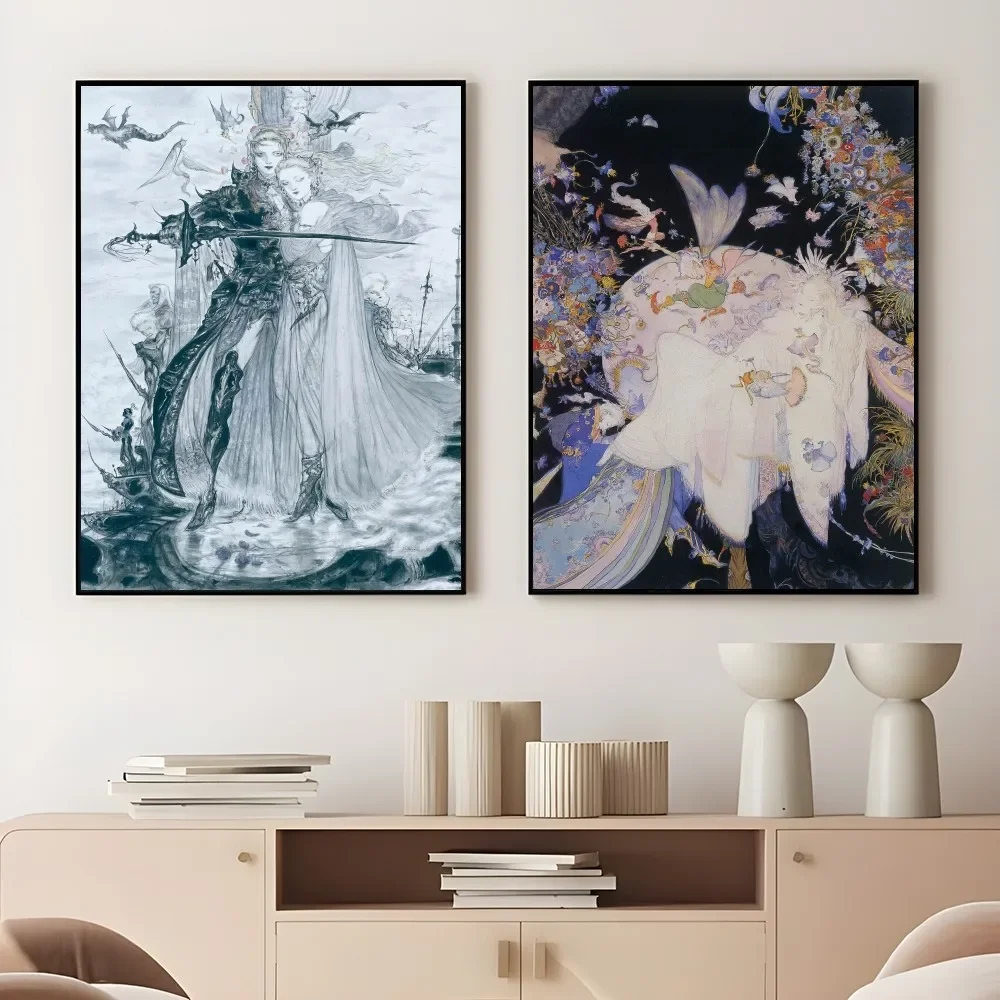 Yoshitaka Amano Final Fantasy  - Home Decor Games Free avaliação e preço