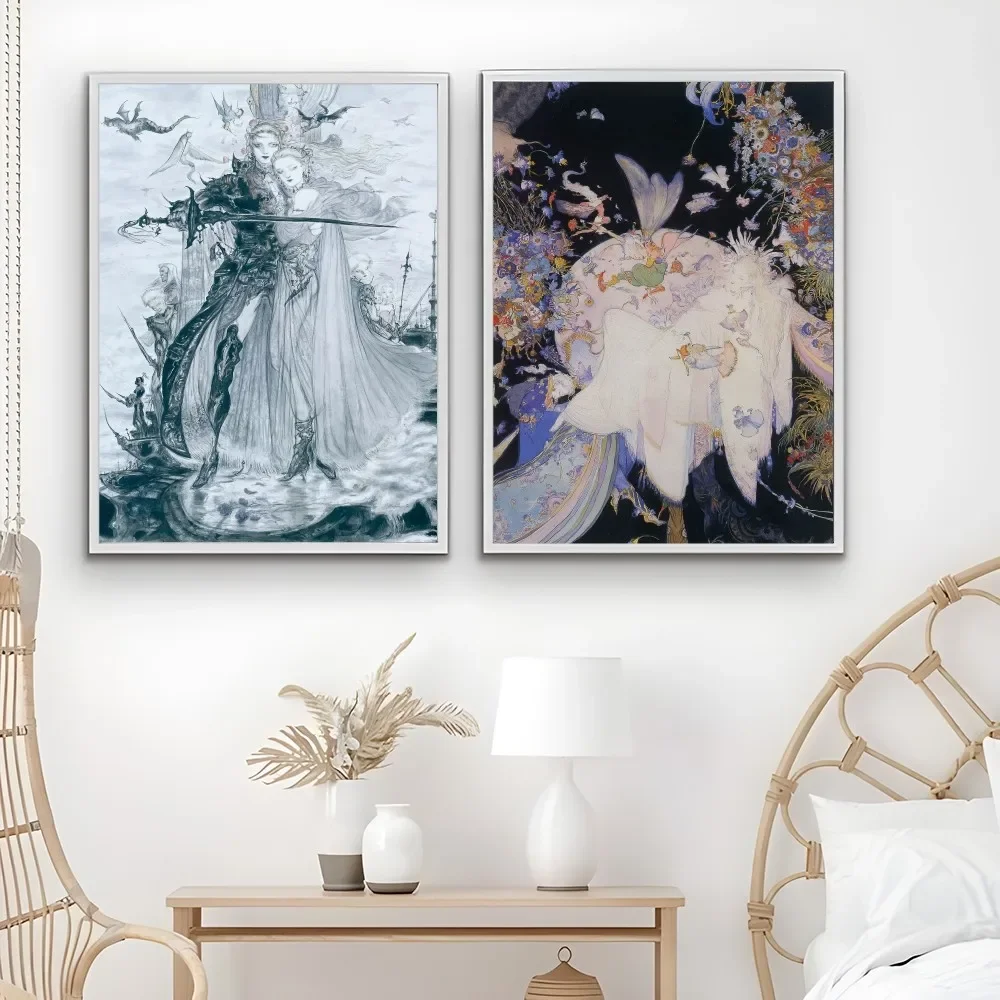 Yoshitaka Amano Final Fantasy  - Home Decor Games Free avaliação e preço
