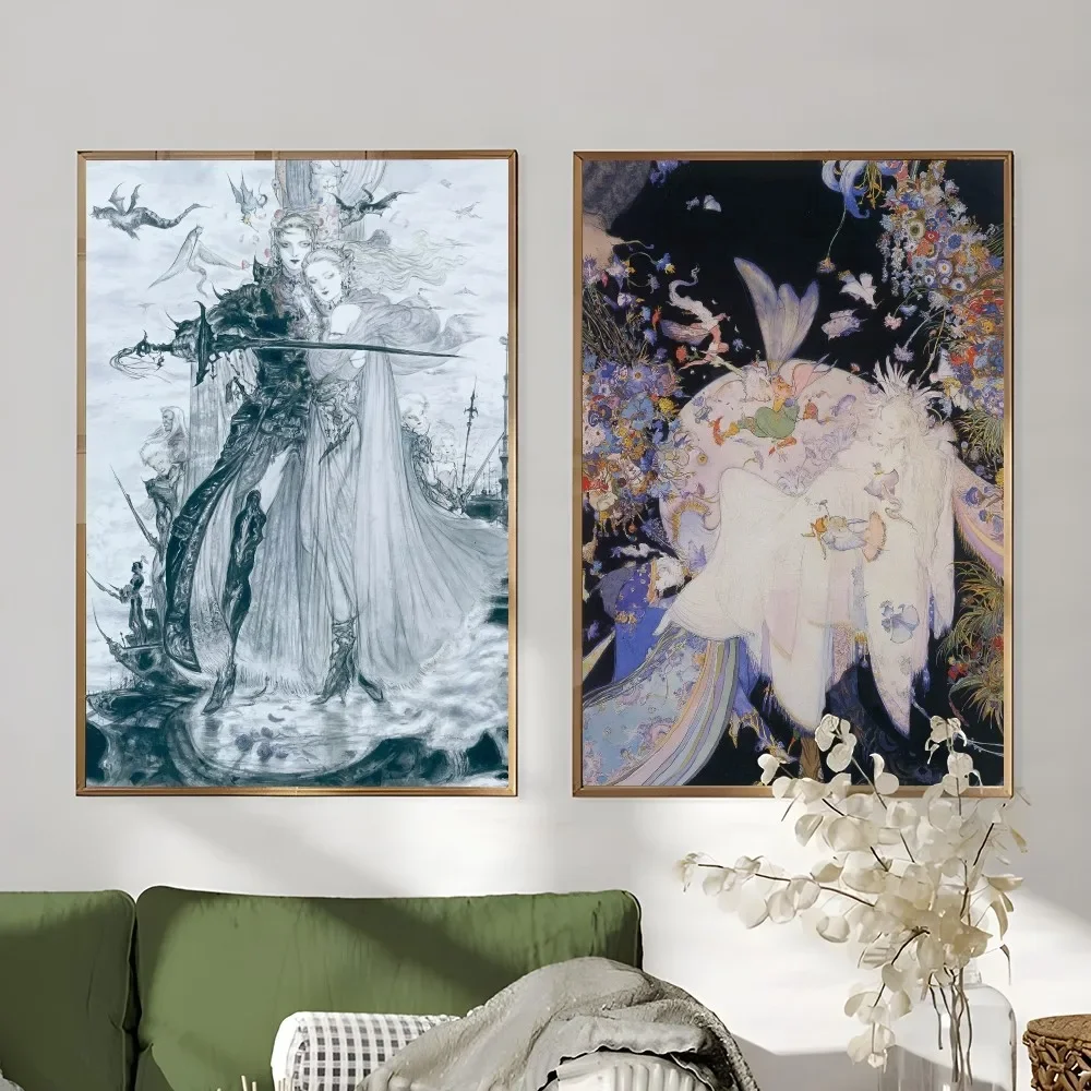 Yoshitaka Amano Final Fantasy  - Home Decor Games Free avaliação e preço