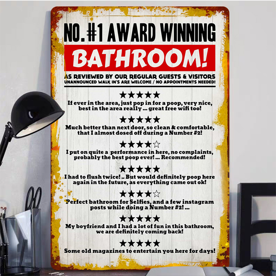 No 1 prêmio vencedor banheiro  - Review Home Decor avaliação e preço