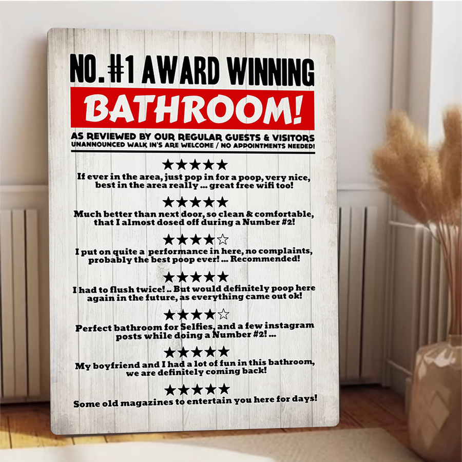 No 1 prêmio vencedor banheiro  - Review Home Decor avaliação e preço