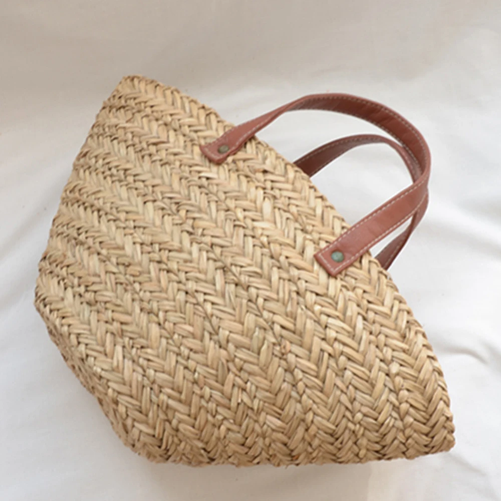 Boêmio palha rattan sacos para - Home Decor Rattan avaliação e preço