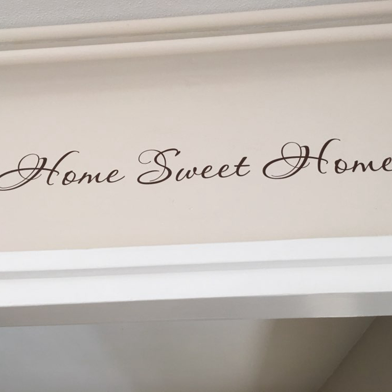 Sweet home-parede adesivos com - Home Decor Y2K avaliação e preço