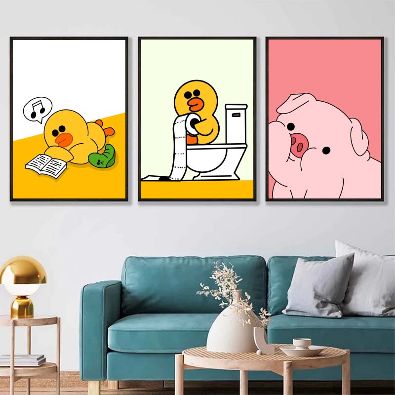 1 unidade de Pôsteres e Impres - Home Decor Duck avaliação e preço