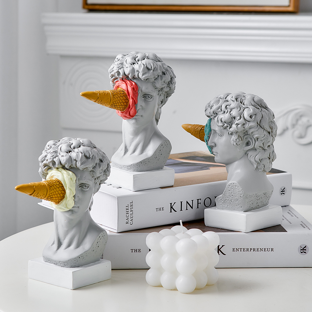 Sorvete David Estatueta, Nórdi - Home Decor Y2K avaliação e preço