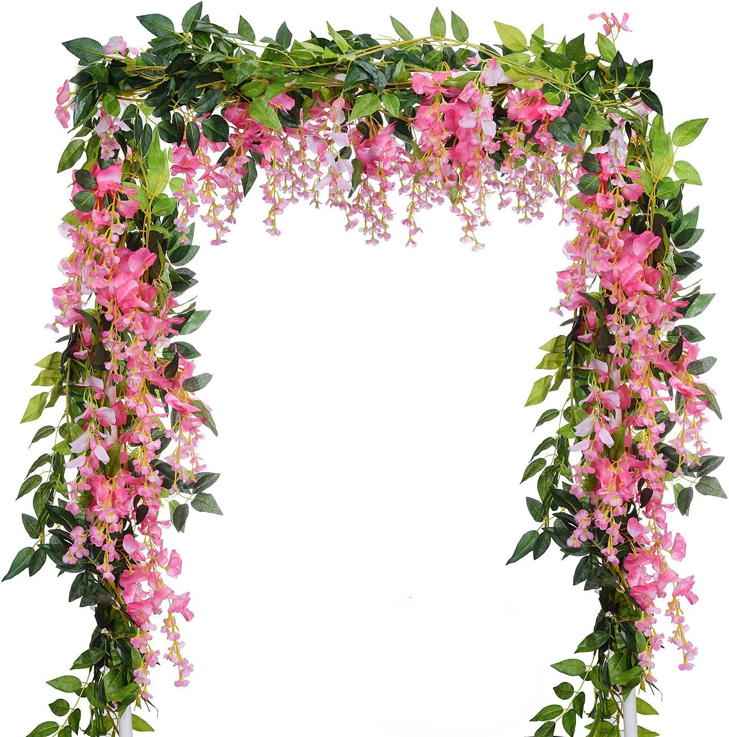1.8m flores artificiais seda a - Home Decor Rattan avaliação e preço