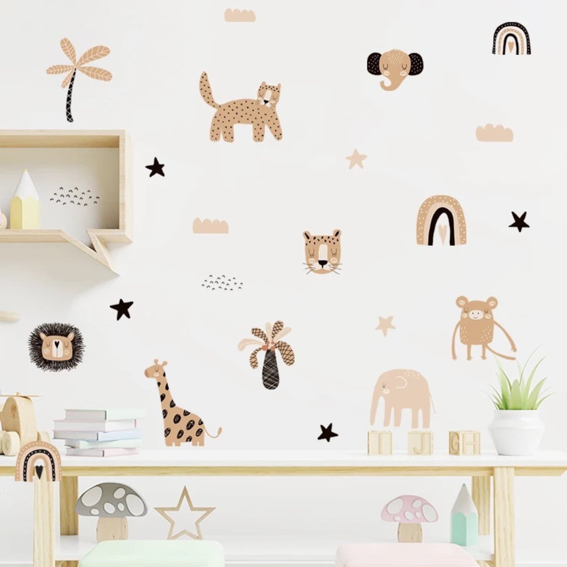 Adesivos de Parede Boho com Ar - Home Decor Y2K avaliação e preço
