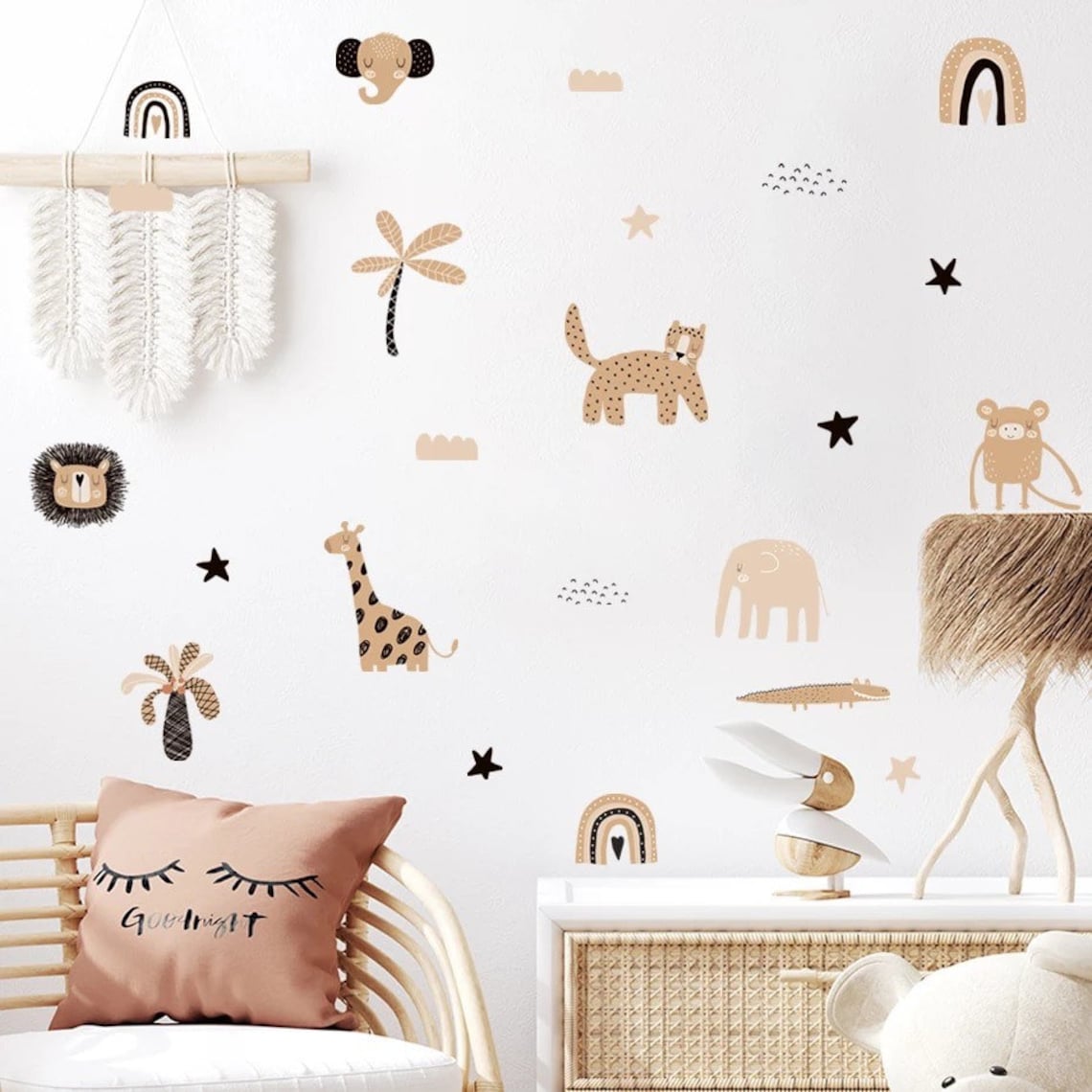 Adesivos de Parede Boho com Ar - Home Decor Y2K avaliação e preço